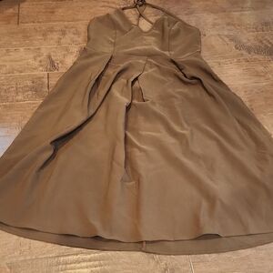 Elegant Brown Women's Dress